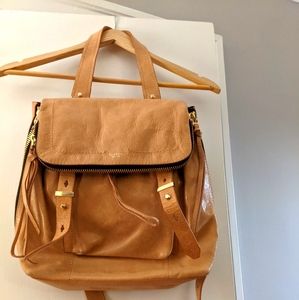 Golden Tan Satchel Bag